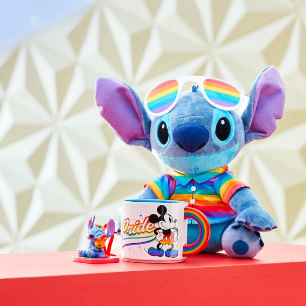 Stitch Plush – Disney Pride Collection – Medium 12 1/2''