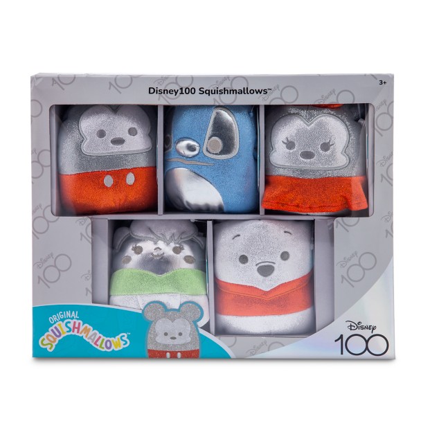 Squishmallows Disney 100 – 5pk Box Set: $28, Disney Obsessed Gift