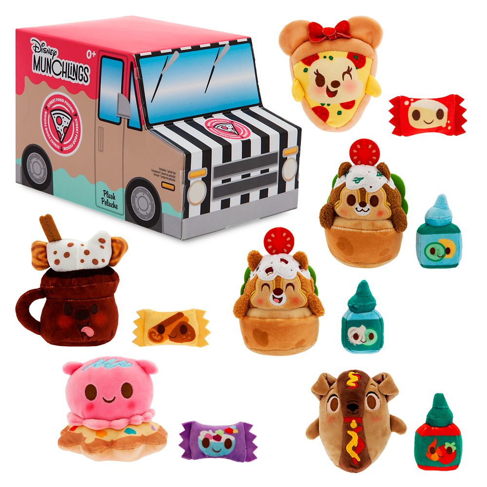 Disney Munchlings Mystery Plush – Street Food Fusion – Micro 4 3/4''