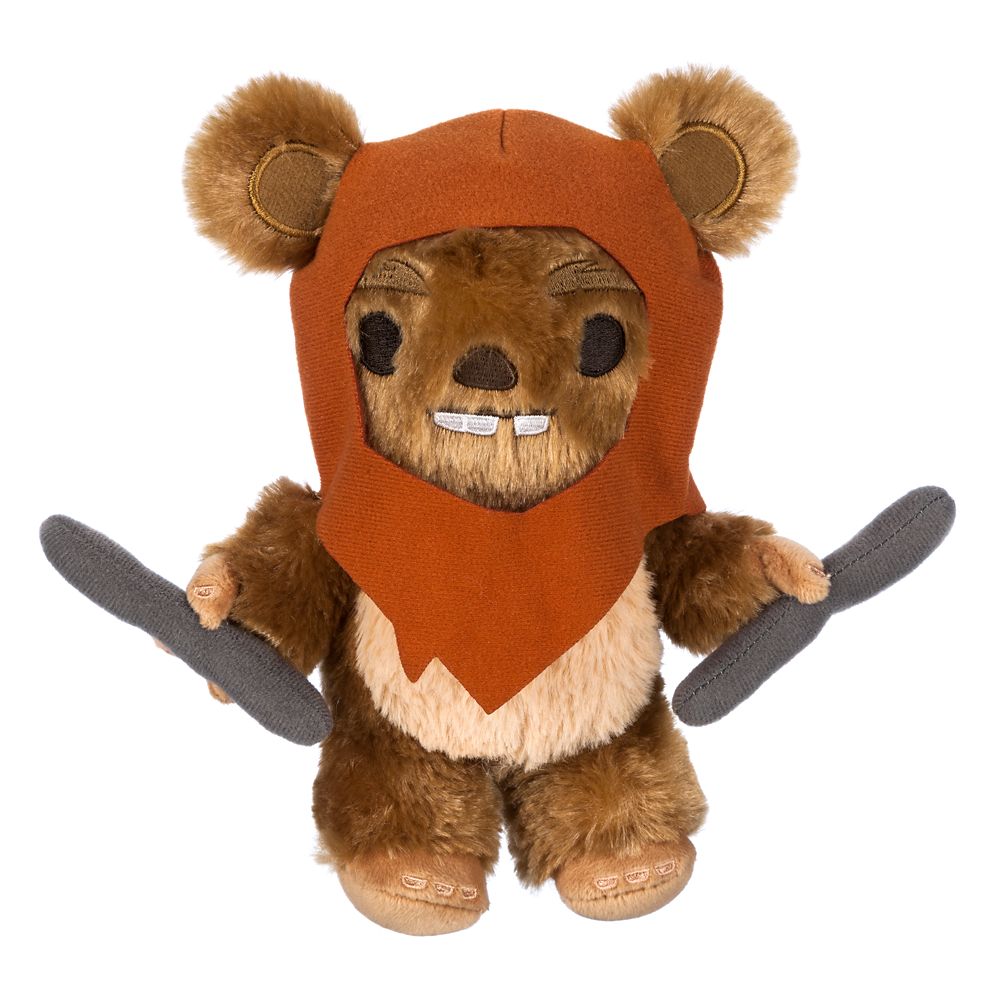 Wicket Ewok in Stormtrooper Helmet Plush Set – Star Wars: Return of the Jedi – Small 9''