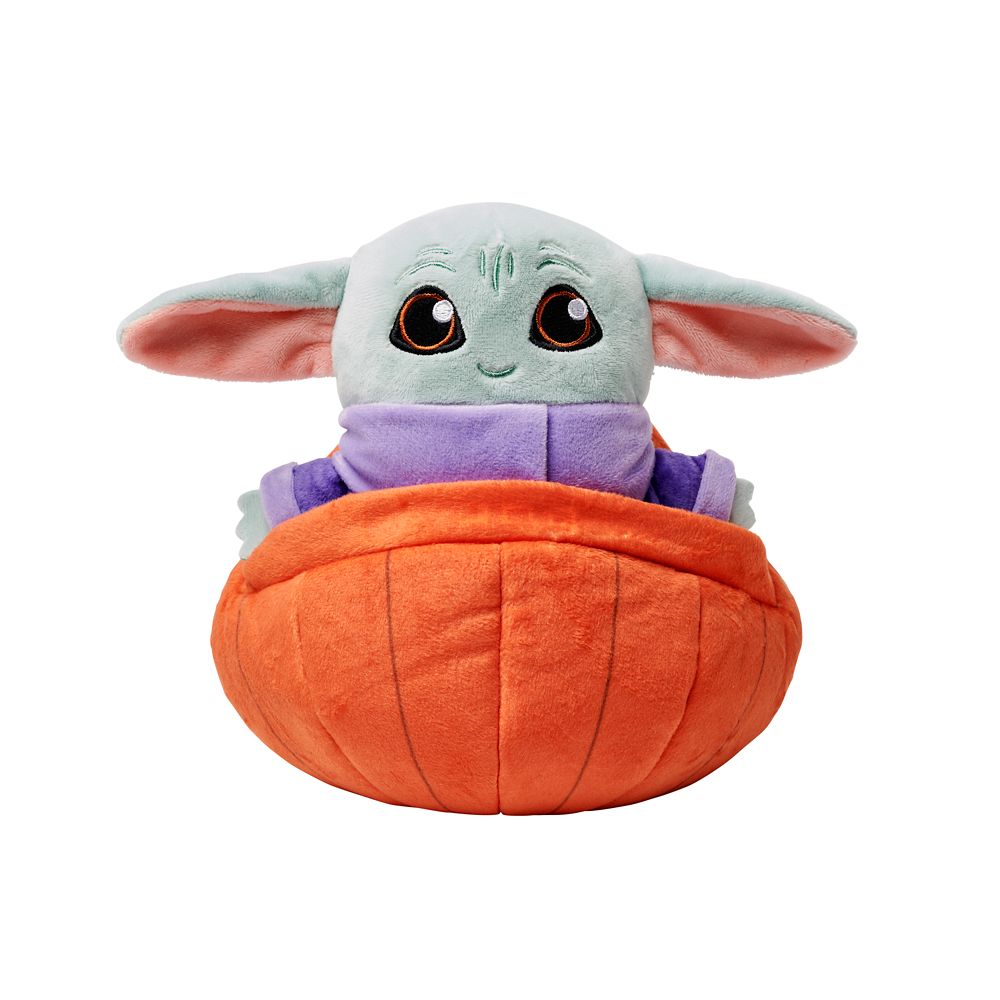 Grogu Plush in Pumpkin Shell – Star Wars: The Mandalorian – Small 8” – Get It Here