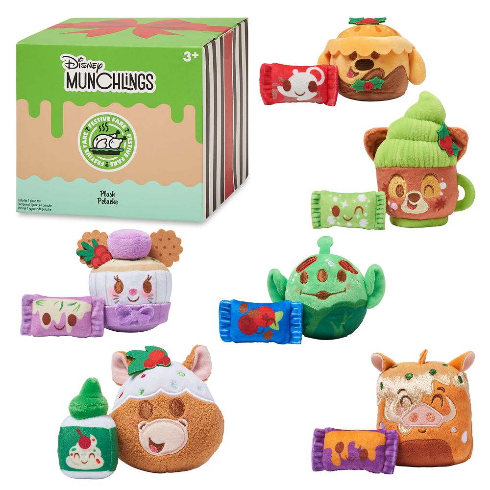 Disney Munchlings Mystery Plush – Festive Fare – Micro 4 3/4” is now out