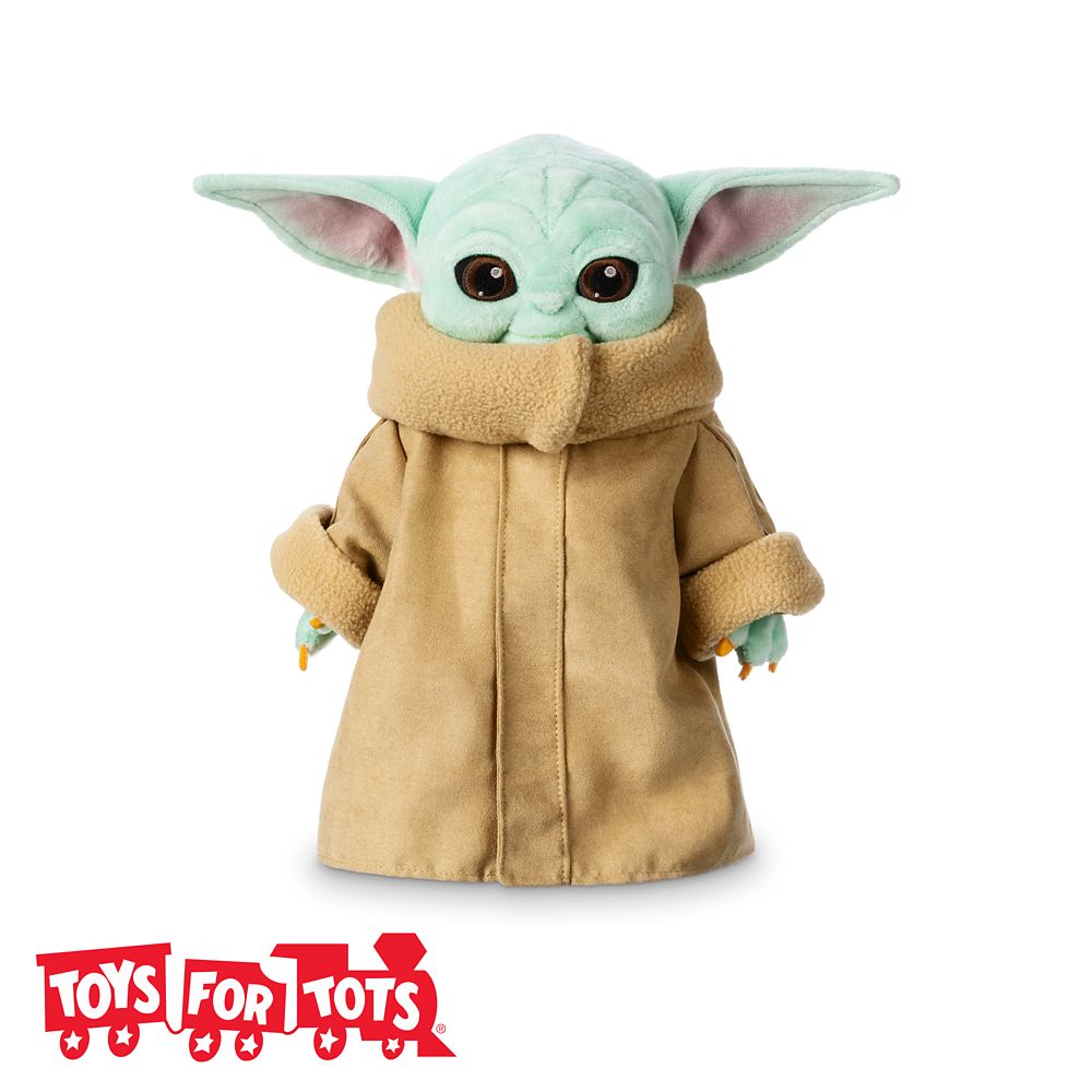 Grogu Plush – Star Wars: The Mandalorian – Small 11”  – Toys for Tots Donation Item released today