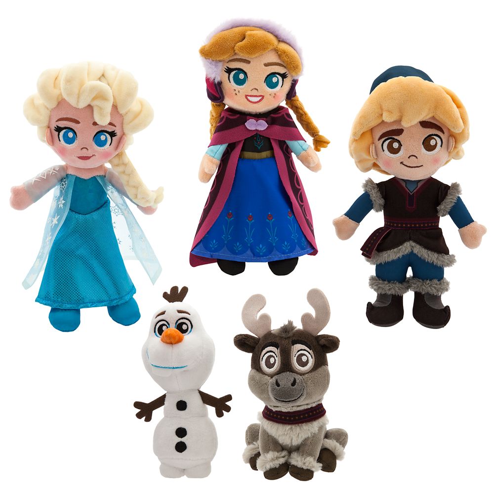 Disney Frozen Plush Collector Set, Kids Toys for Ages 3 Up, Size: 9.84 inches; 7.87 inches; 5.12 Inches