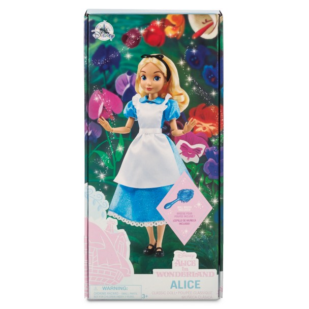 Disney Store Official Alice Classic Doll from Alice in Wonderland - 10-Inch - Detailed Design Recapturing Movie Magic - Perfect for Fans & Collectors