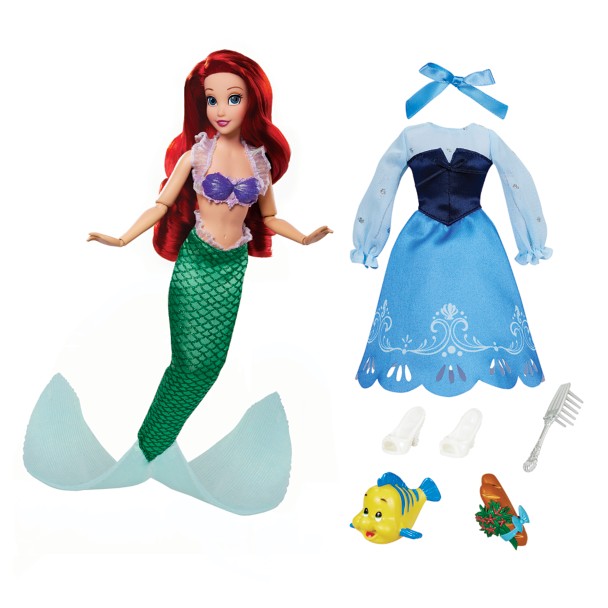 Disney Store Ily 4ever Doll Inspired by Ariel - The Little Mermaid - Fashion Dolls with Skirts and Accessories, Toy for Girls 3 Years Old and Up