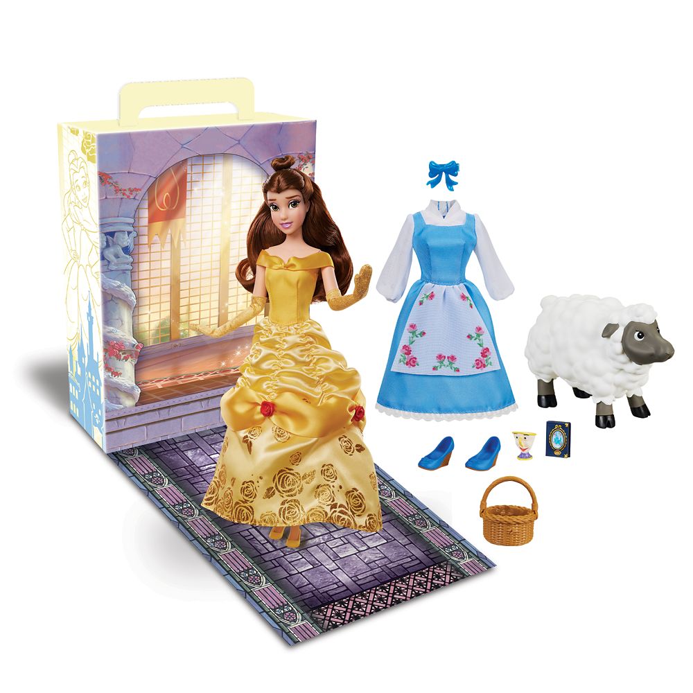 Belle Disney Story Doll  Beauty and the Beast  11 1/2