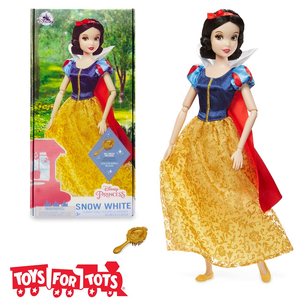 Snow White Classic Doll – 11 1/2” – Toys for Tots Donation Item – Get It Here