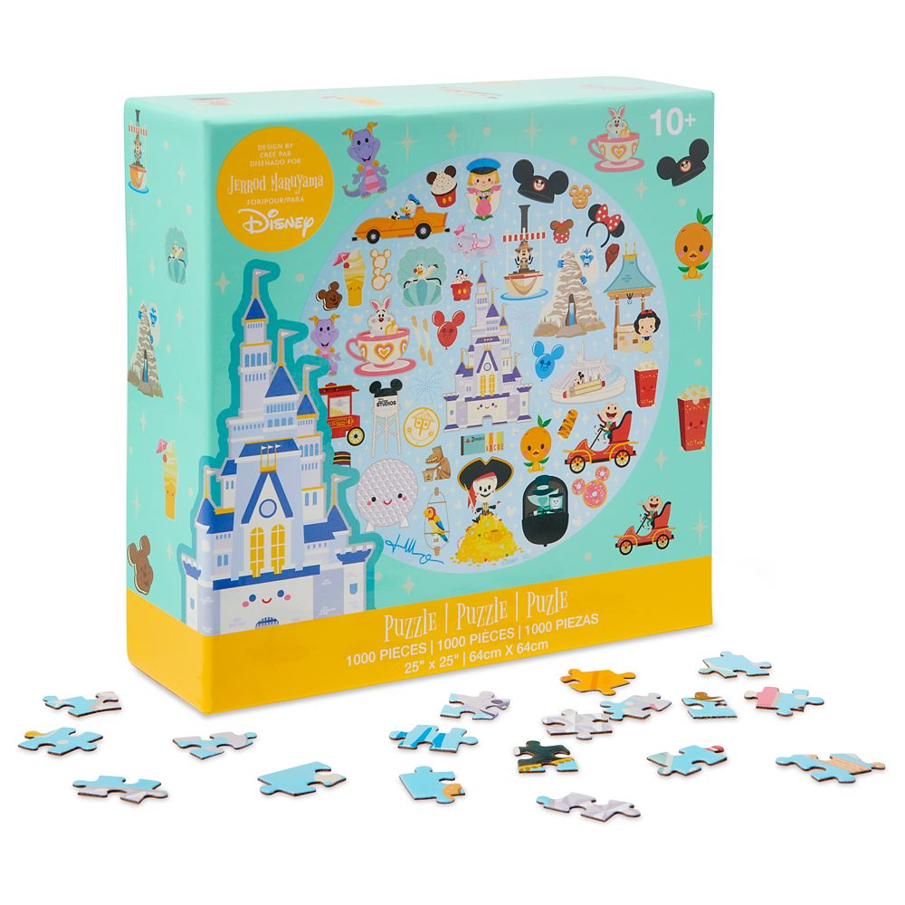 Disney Parks Puzzle by Jerrod Maruyama now out for purchase