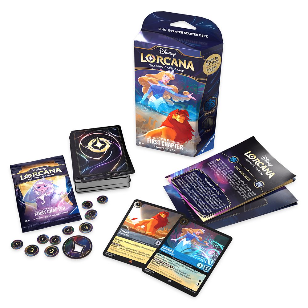 Disney Lorcana Trading Card Game by Ravensburger – The First Chapter – Starter Deck – Aurora and Simba has hit the shelves