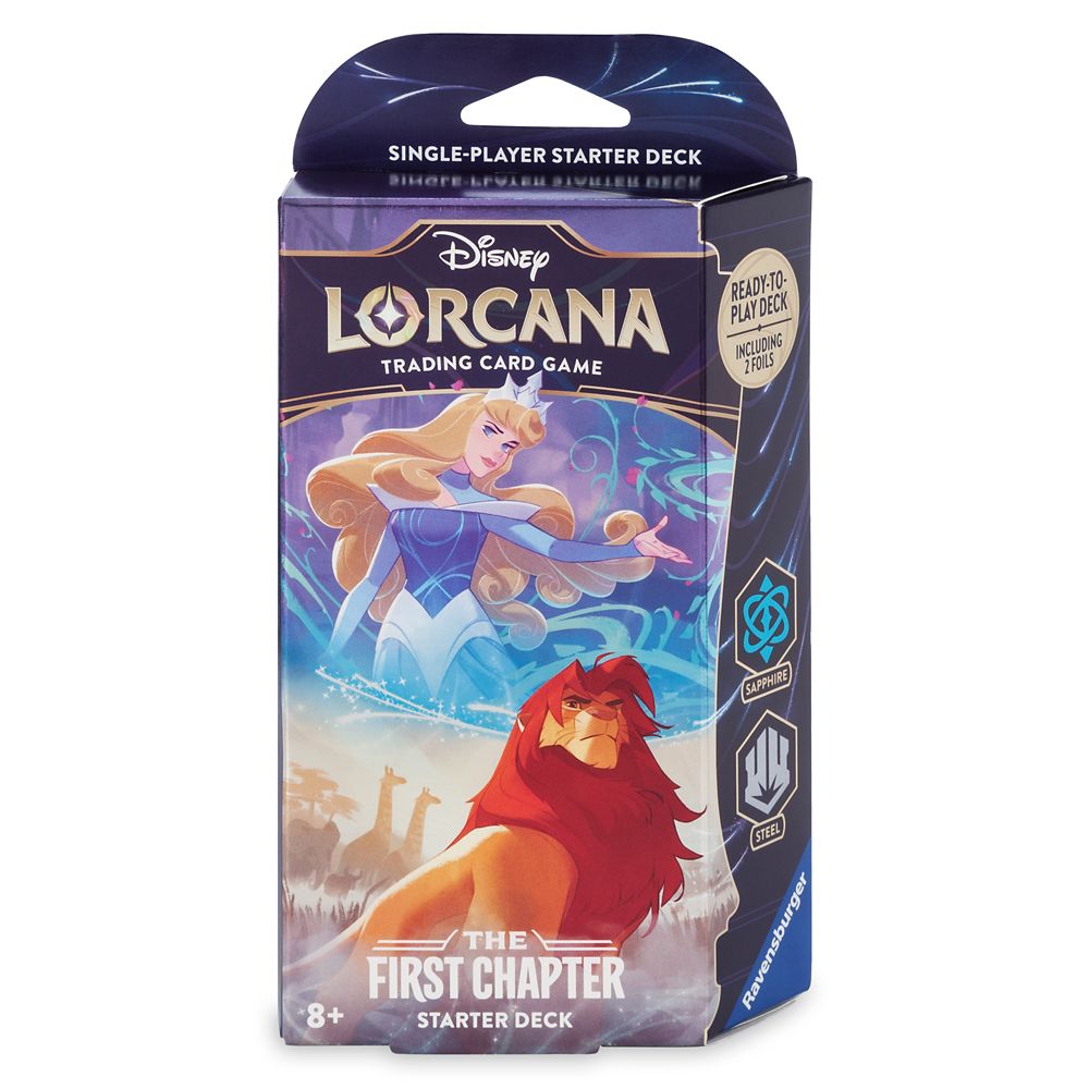 Disney Lorcana Trading Card Game by Ravensburger – The First Chapter – Starter Deck – Aurora and Simba