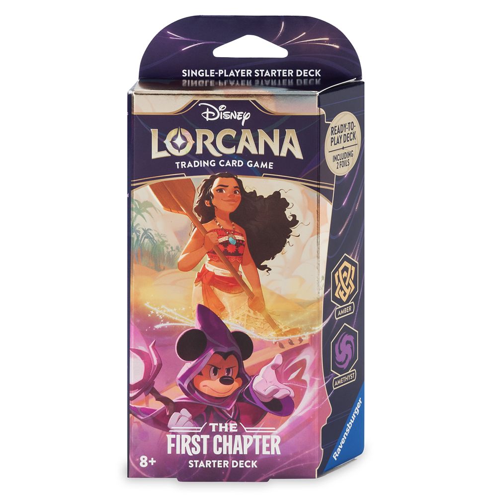 Disney Lorcana Trading Card Game by Ravensburger – The First Chapter – Starter Deck –  Mickey Mouse and Moana