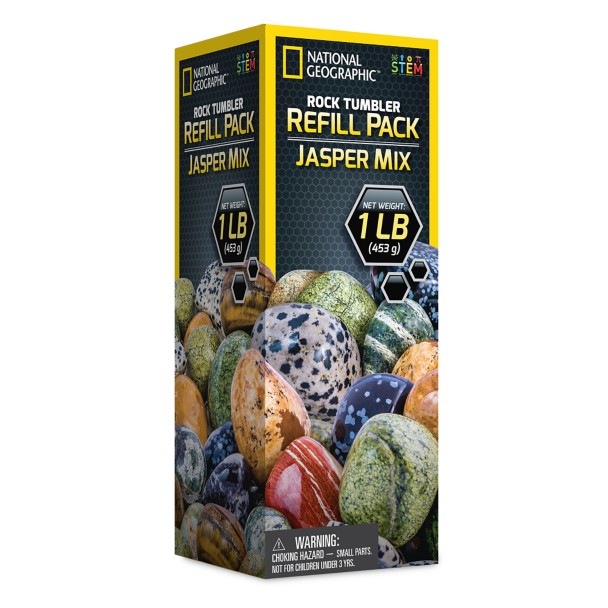 Rock Tumbler Refill Pack – Jasper Mix – National Geographic