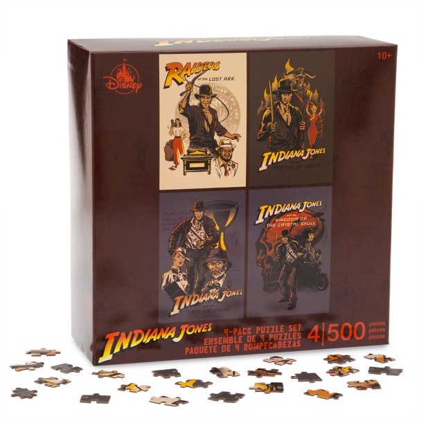 Indiana Jones 4-Pack Puzzle Set