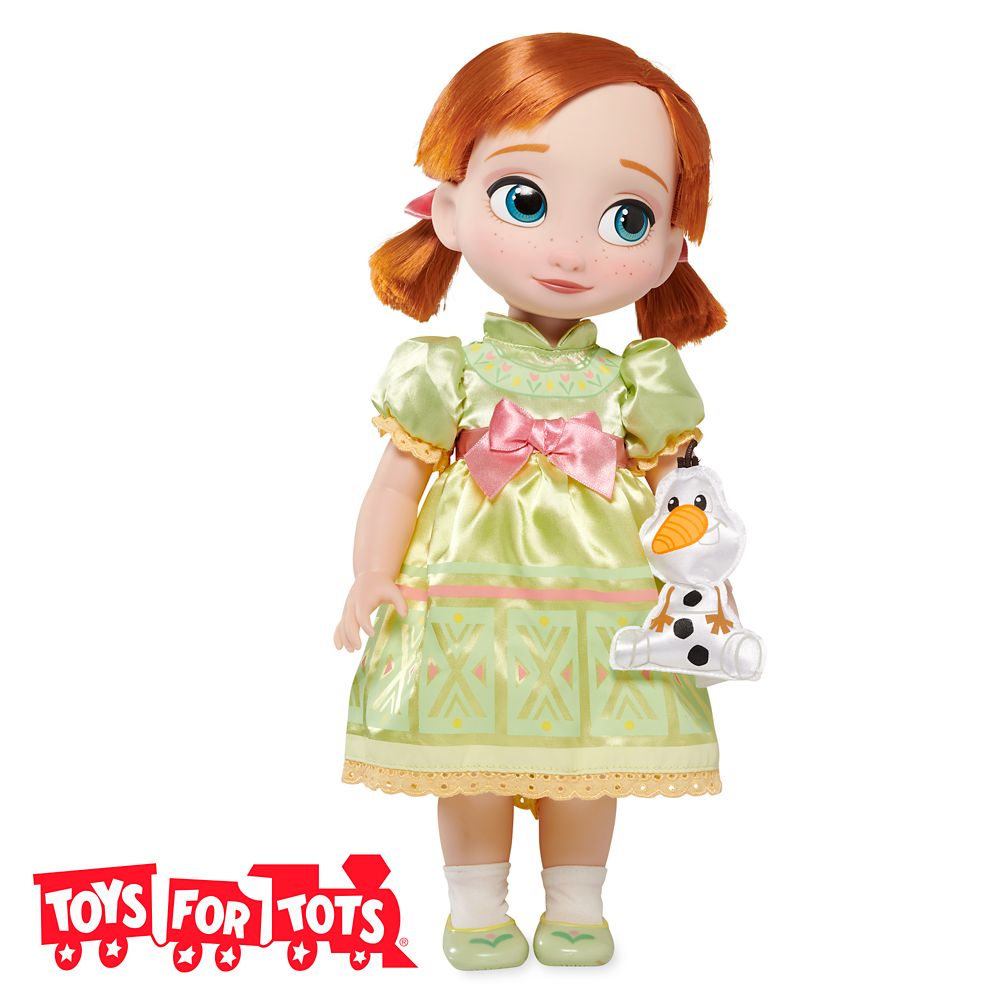 Disney Animators’ Collection Anna Doll – Frozen – 16” – Toys for Tots Donation Item now available online