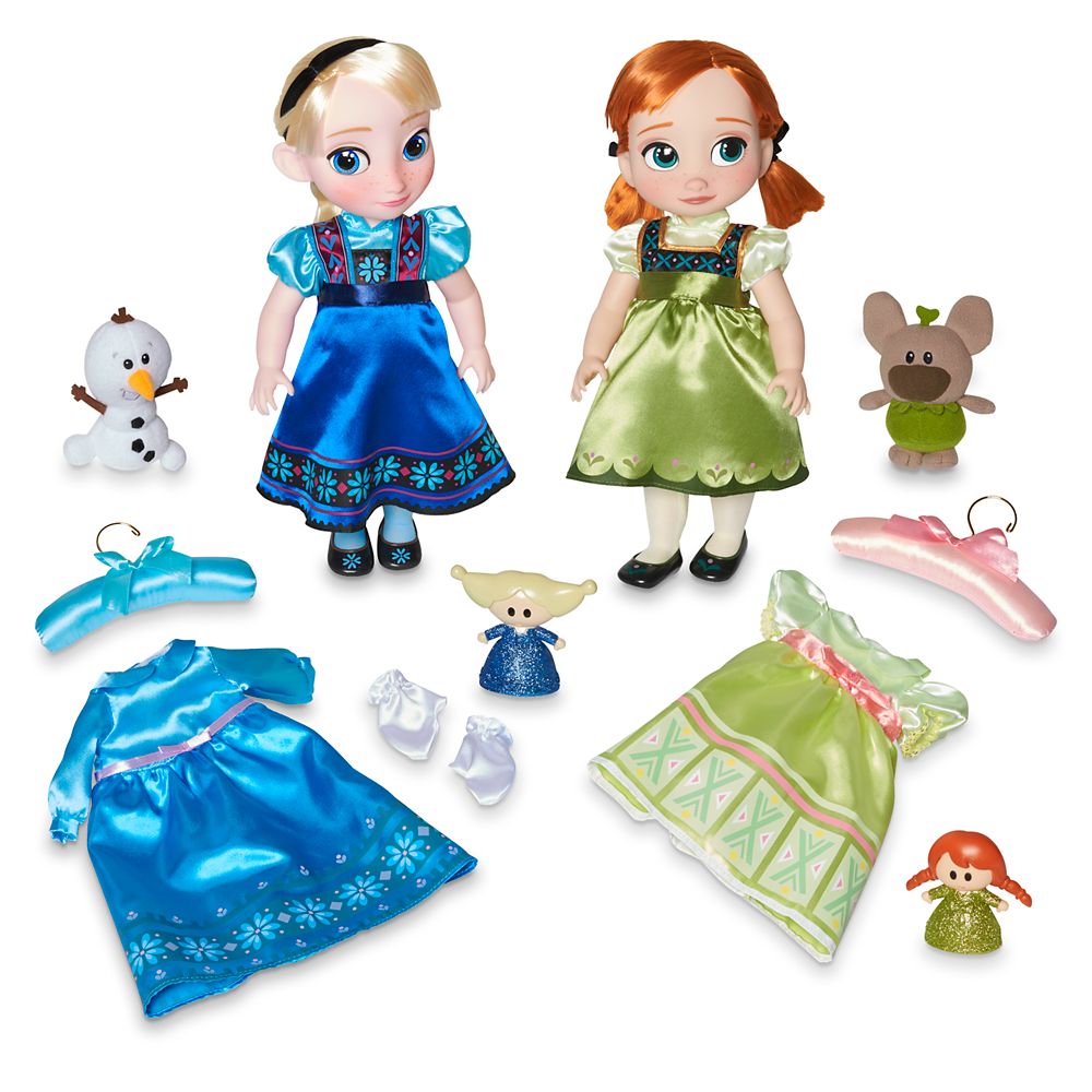 Kit 2 Bonecas Frozen Elsa E Anna Importada Disney Store Eua