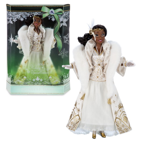 Tiana 2024 Holiday Special Edition Doll – The Princess and the Frog – 11 1/2''