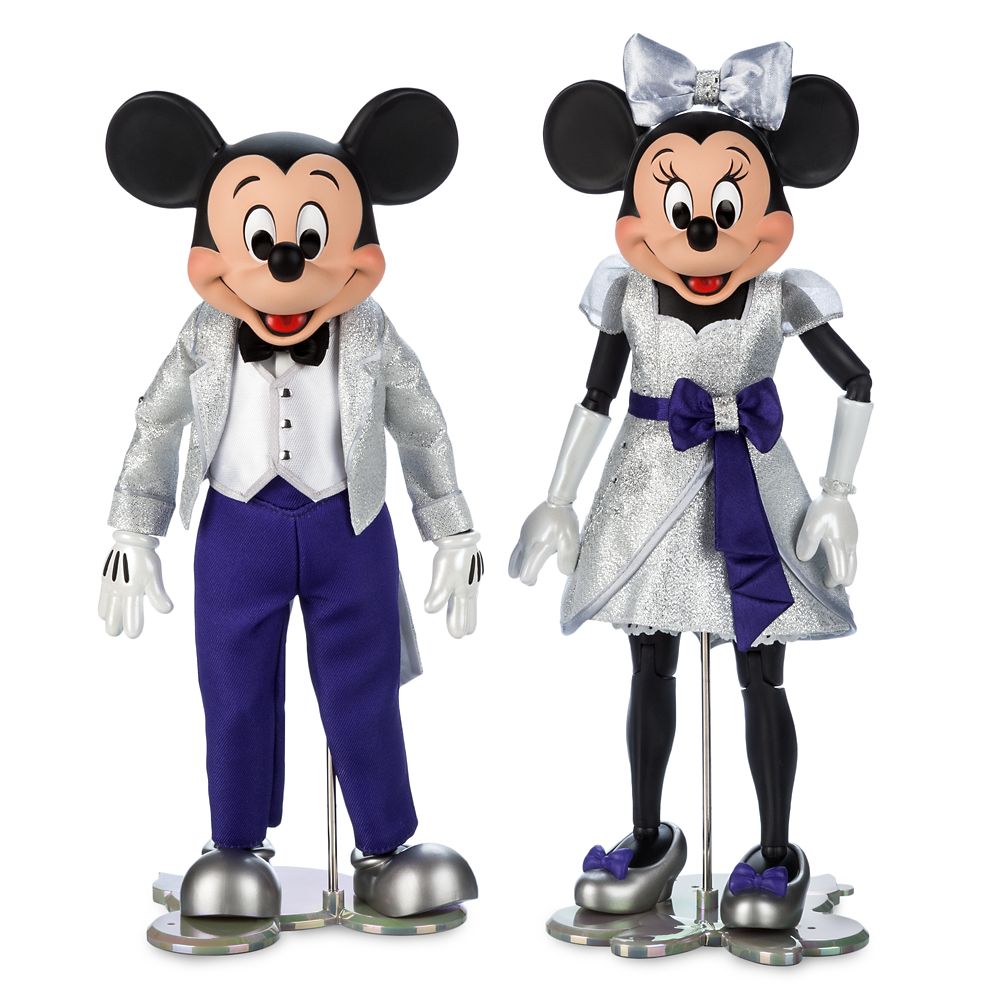 Mickey Mouse and Minnie Mouse Limited Edition Doll Set – Disney100 – 12''