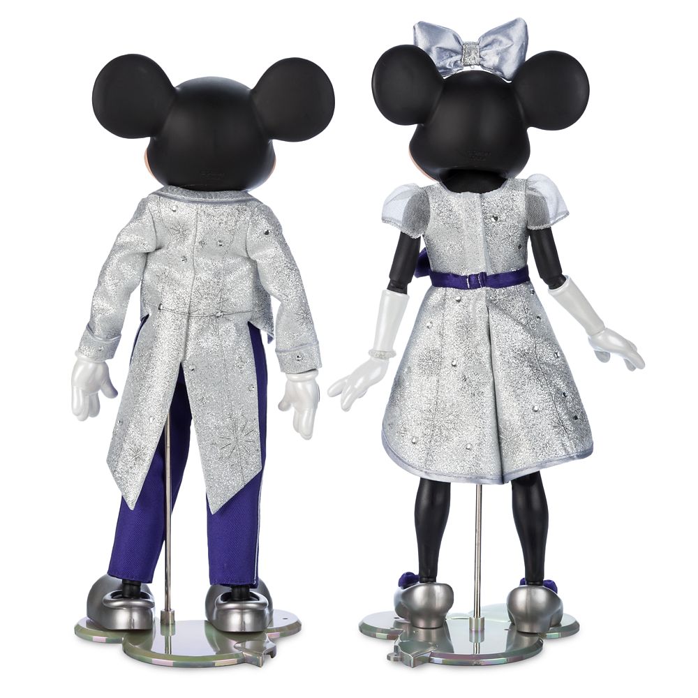 Mickey Mouse and Minnie Mouse Limited Edition Doll Set – Disney100 – 12''