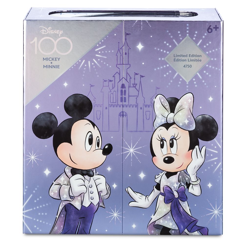 Mickey Mouse and Minnie Mouse Limited Edition Doll Set – Disney100 – 12''