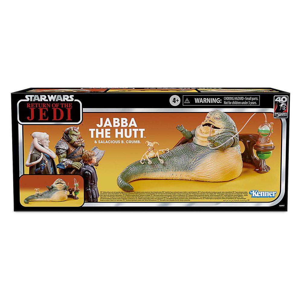 Jabba the Hutt & Salacious B. Crumb Action Figure Set by Hasbro – Star Wars: Return of the Jedi 40th Anniversary – The Black Series