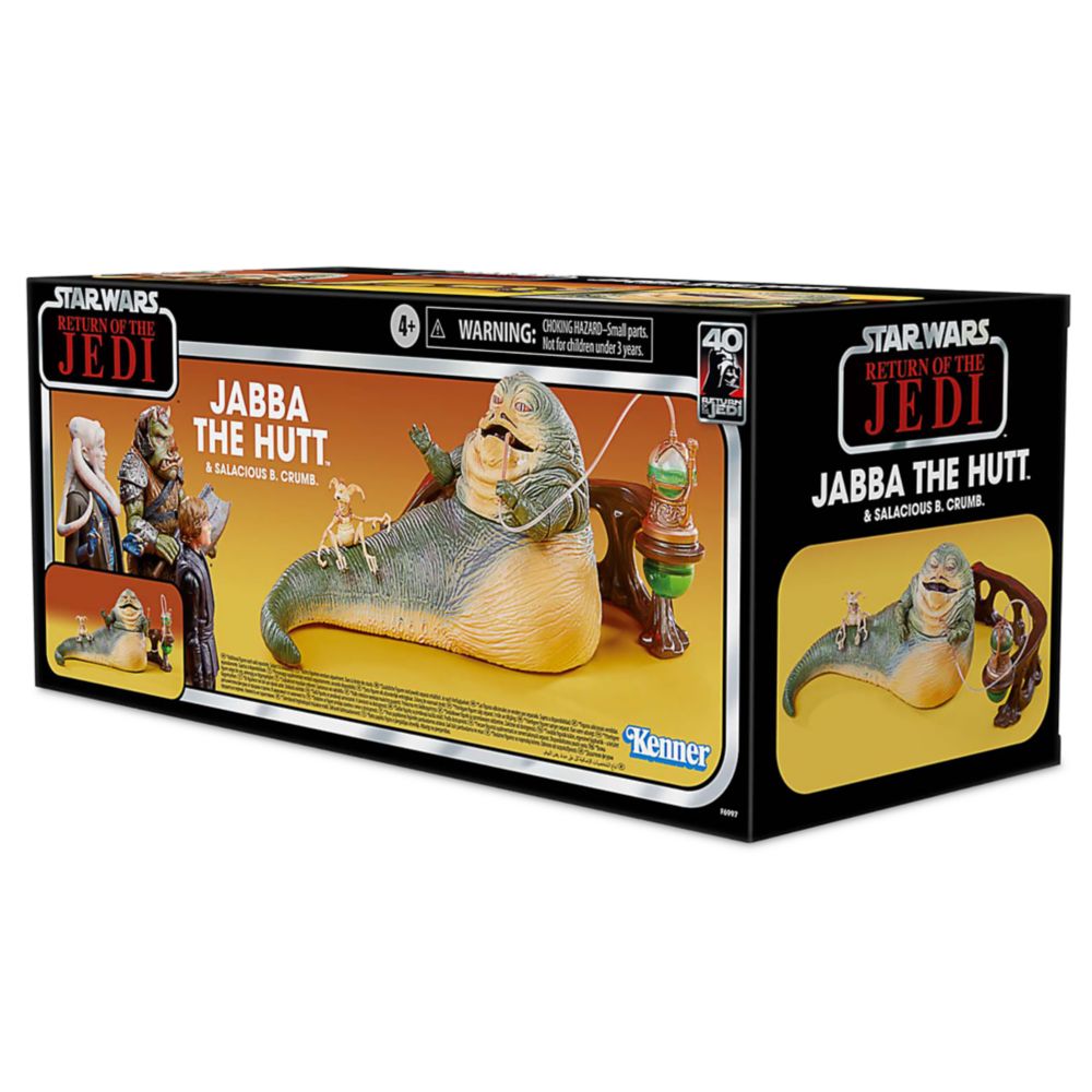 Jabba the Hutt & Salacious B. Crumb Action Figure Set by Hasbro – Star Wars: Return of the Jedi 40th Anniversary – The Black Series