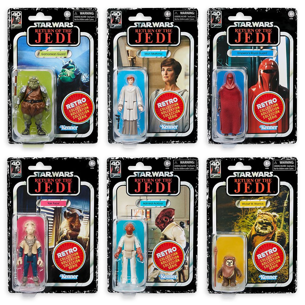 Star Wars Retro Collection Action Figure Set by Hasbro  Star Wars: Return of the Jedi Official shopDisney
