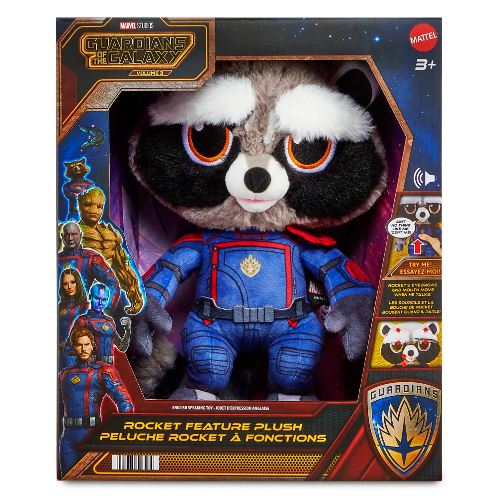 Rocket Feature Plush – Guardians of the Galaxy Vol. 3 – 11''