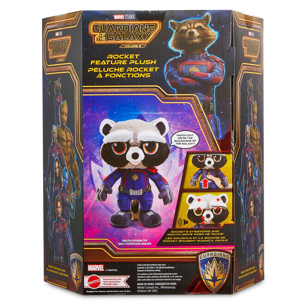 Rocket Feature Plush – Guardians of the Galaxy Vol. 3 – 11''