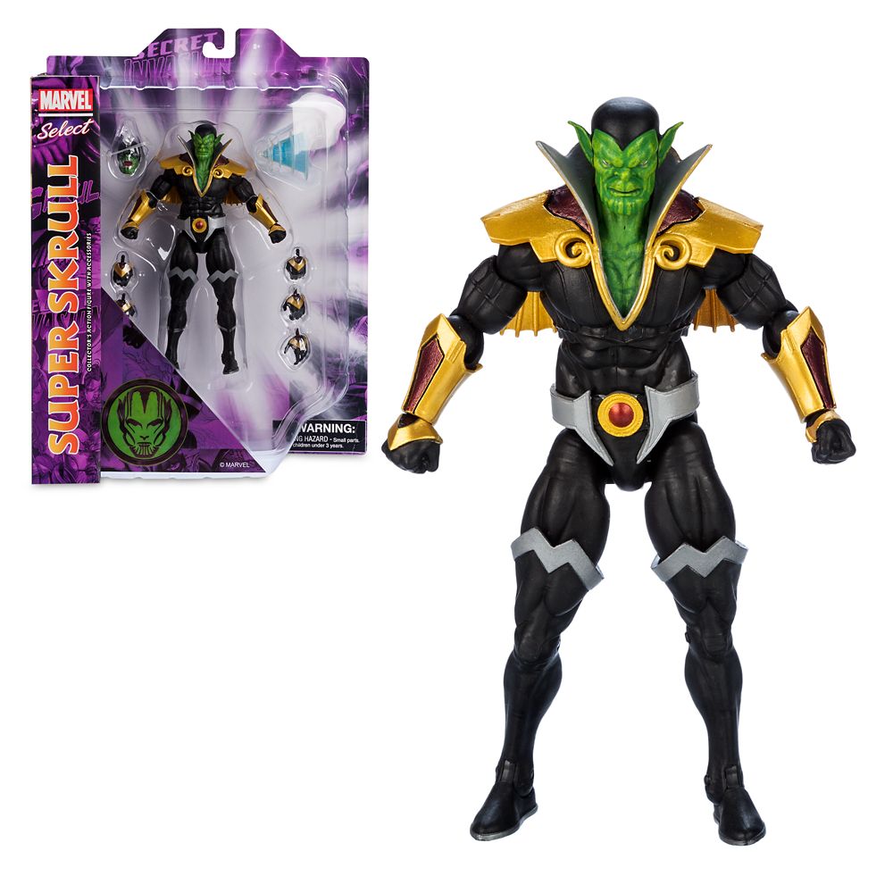 Super Skrull Action Figure by Diamond Select Toys – The Marvels here now