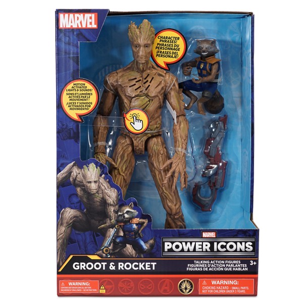 Groot & Rocket Talking Action Figure Set – Guardians of the Galaxy