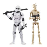 Phase II Clone Trooper and Battle Droid Action Figure Set – Star Wars: The Clone Wars – The Black Series