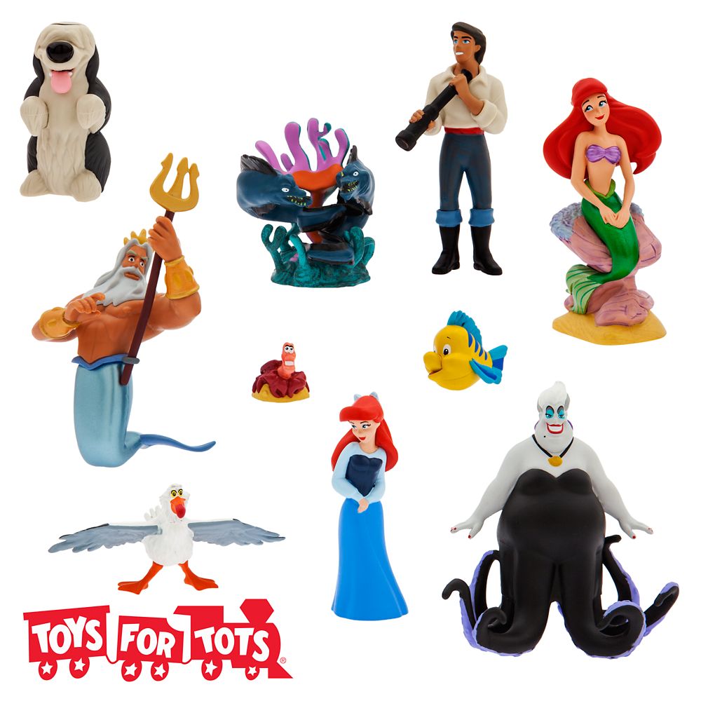 The Little Mermaid Deluxe Figure Play Set  Toys for Tots Donation Item Official shopDisney