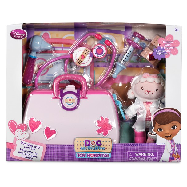 Doc McStuffins Toy Hospital Doctor's Bag with Lambie Plush Play Set