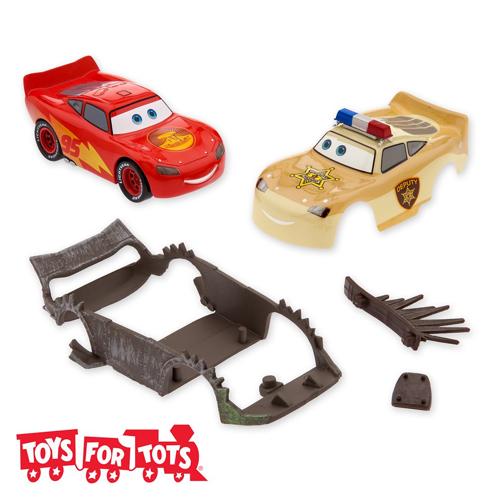 Lightning McQueen Die Cast Set – Cars on the Road – Toys for Tots Donation Item released today