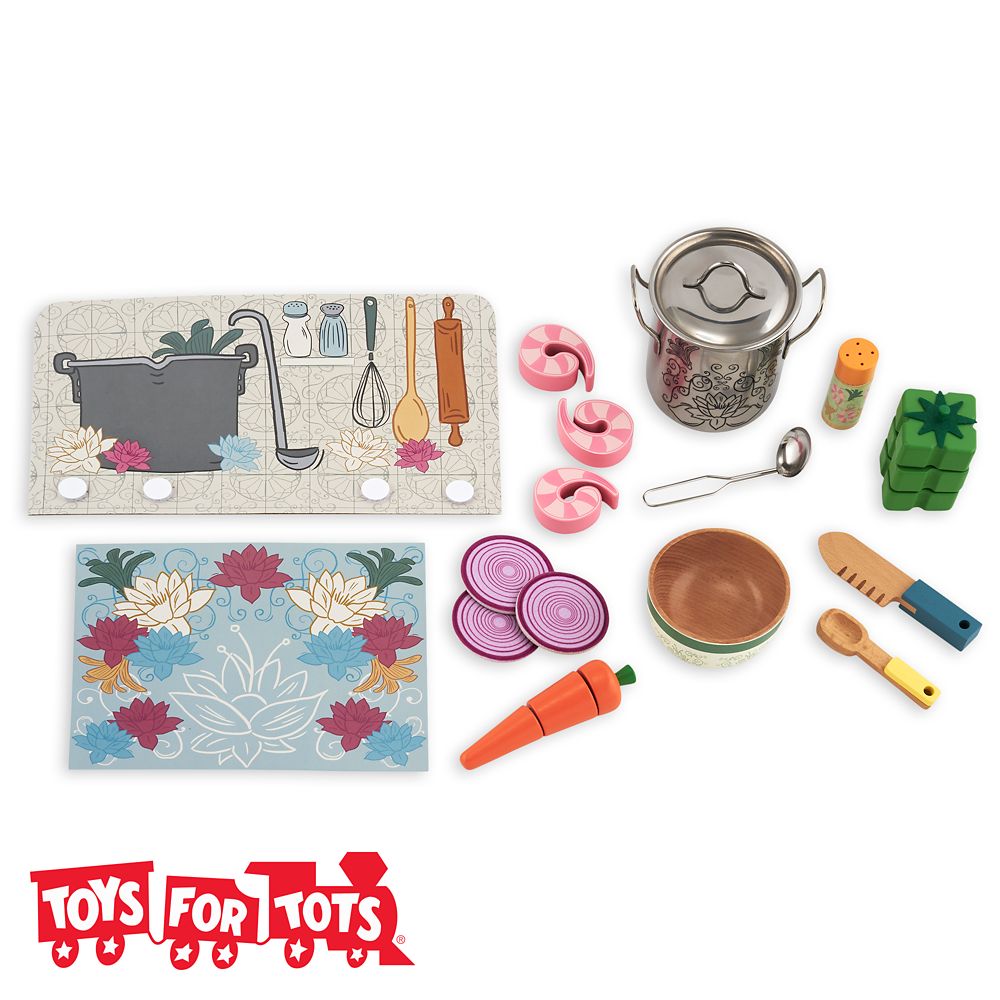 Tiana Cooking Play Set – The Princess and the Frog – Toys for Tots Donation Item here now