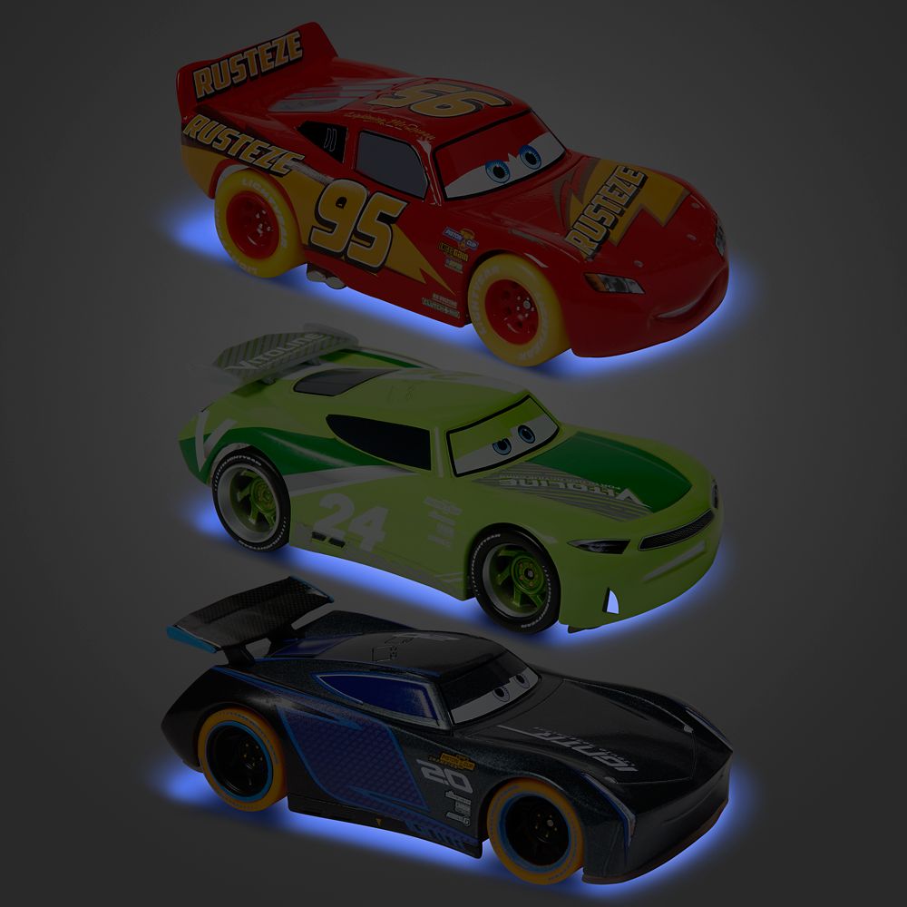 Cars Light-Up Pullback Die Cast Set