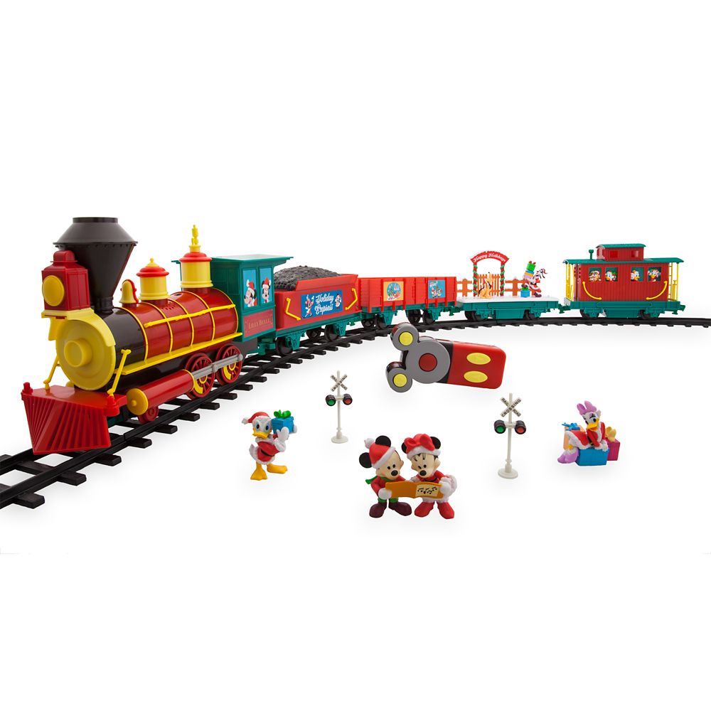 Mickey mouse train set sales disney store