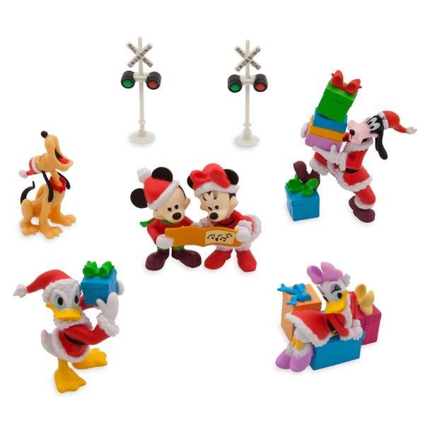 12 Miniature Tie Ons Disney Ornaments Mickey and Friends 