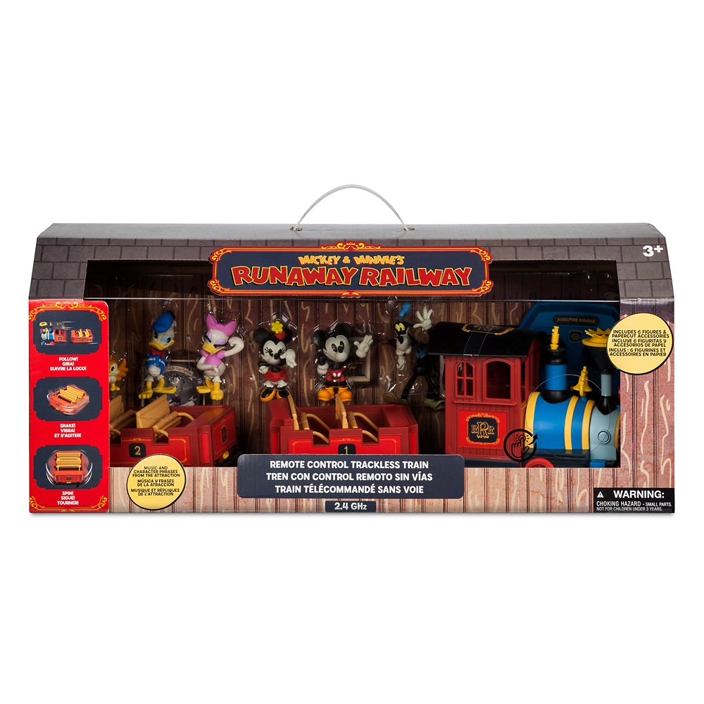 Mickey and Minnie's Runaway Railway Remote Control Trackless Train