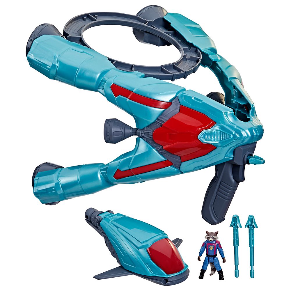 Rocket Action Figure with Galactic 2-in-1 Spaceship Vehicle by Hasbro – Guardians of the Galaxy Vol. 3