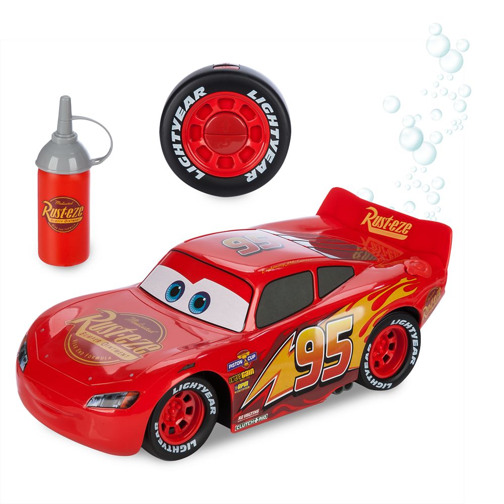 Lightning McQueen Bubble RC Car – Cars here now