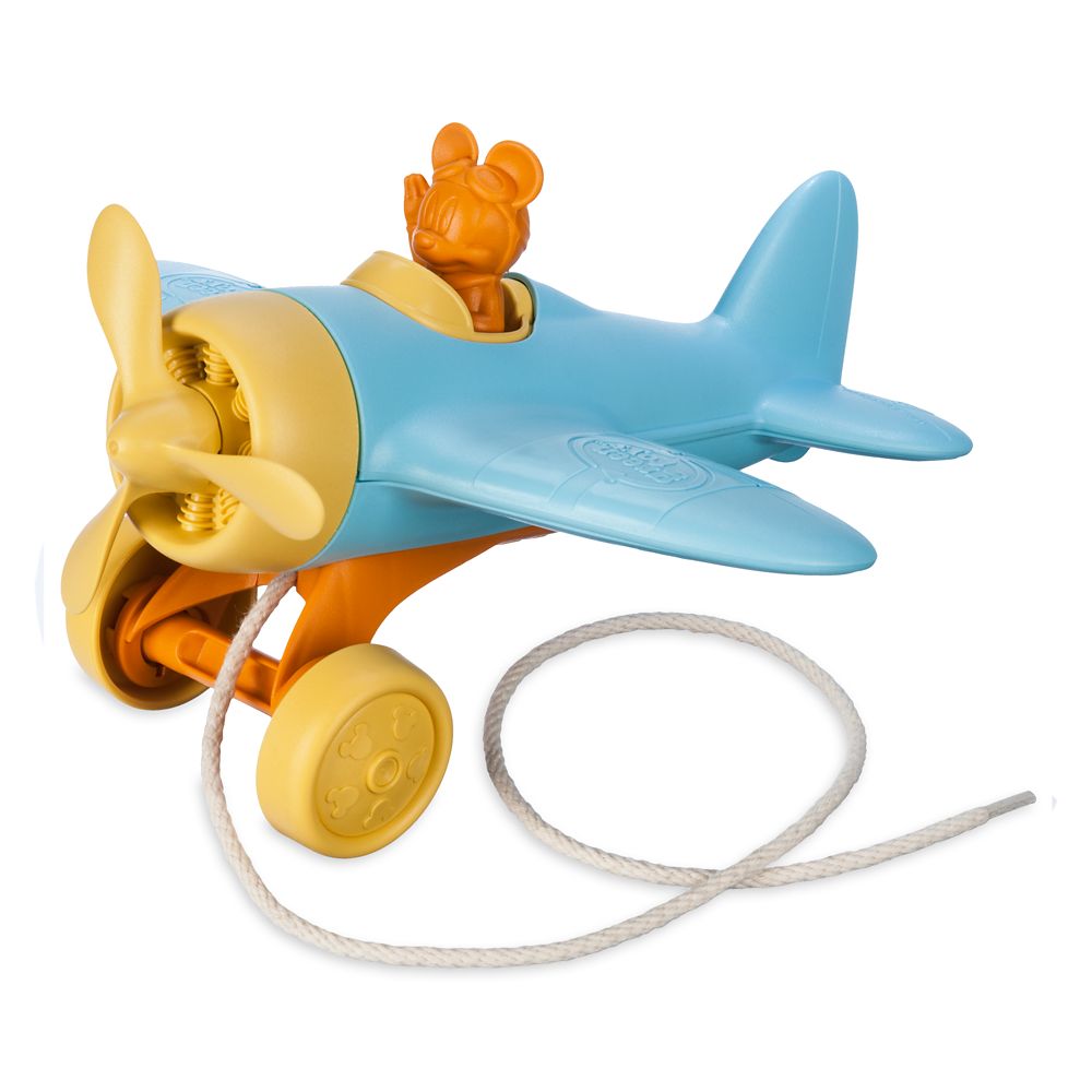 Mickey Mouse Airplane Pull Toy  Disney Baby by Green Toys