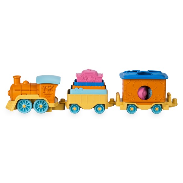 Mickey Mouse and Friends Stack and Sort Train – Disney Baby by Green Toys