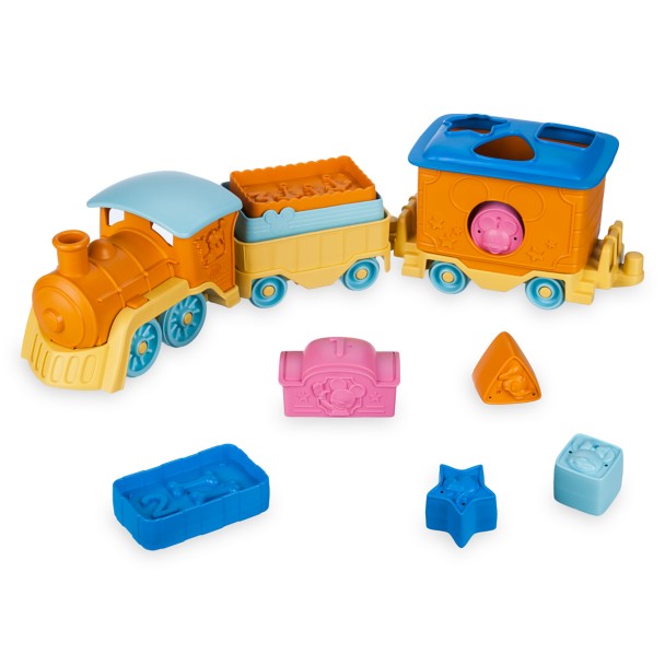 Mickey Mouse and Friends Stack and Sort Train – Disney Baby by Green Toys