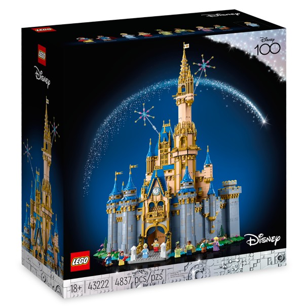 Gå en tur ekstremt Grundig LEGO Disney Castle – 43222 – Disney100 | shopDisney