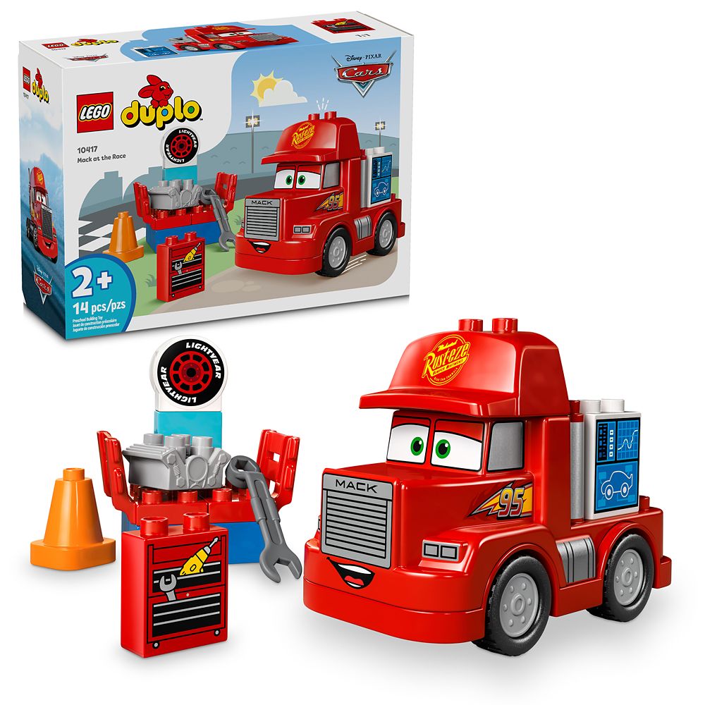 LEGO DUPLO Mack at the Race Play Set 10417 – Cars