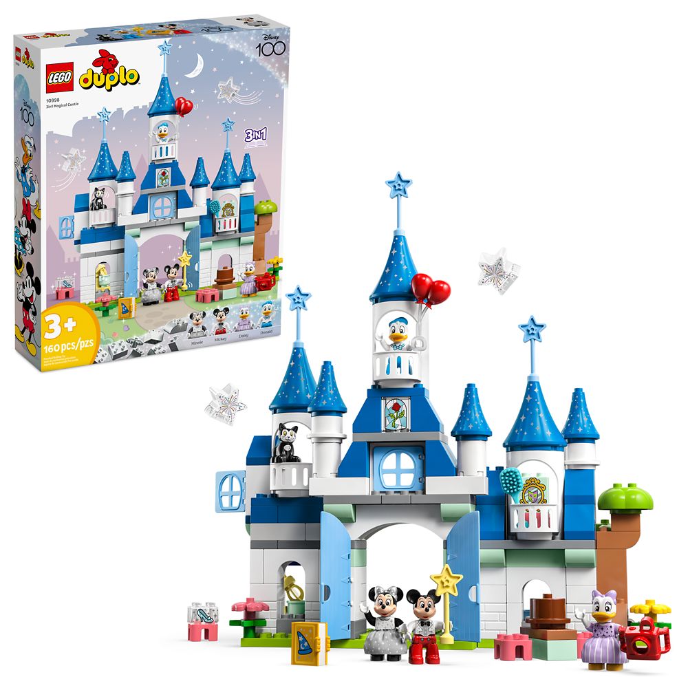 LEGO DUPLO 3 In 1 Magical Castle 10998 – Disney100 now out
