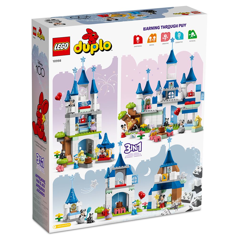 LEGO DUPLO 3 In 1 Magical Castle 10998 – Disney100