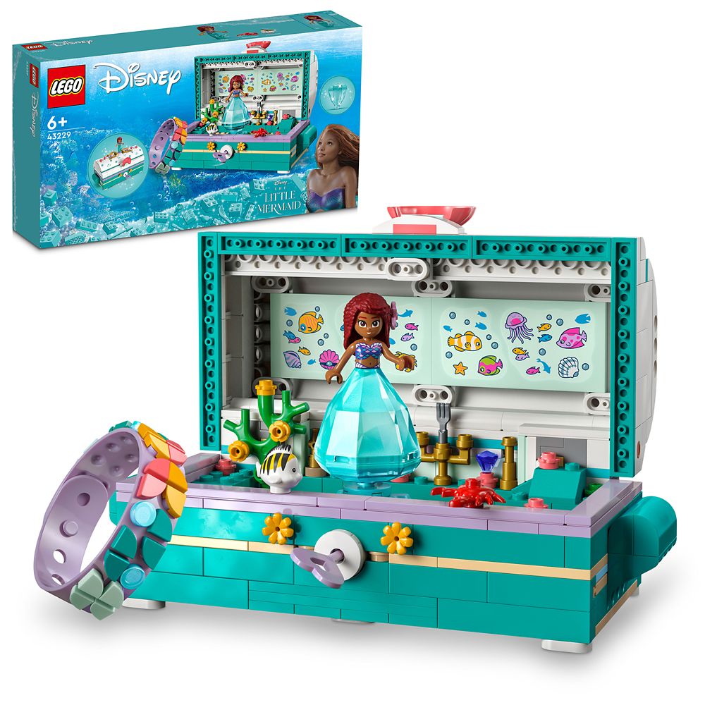LEGO Ariel’s Treasure Chest 43229 – The Little Mermaid – Live Action Film – Buy Online Now